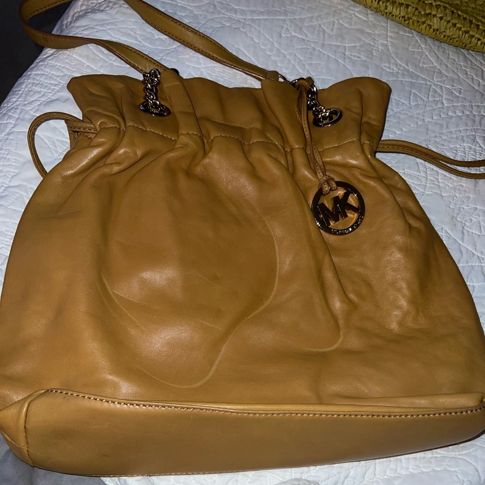 MK butter mustard bag
